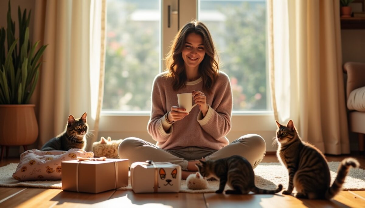 Cadeaux parfaits pour une passionnée de chats : que choisir pour ravir une amoureuse des matous ?