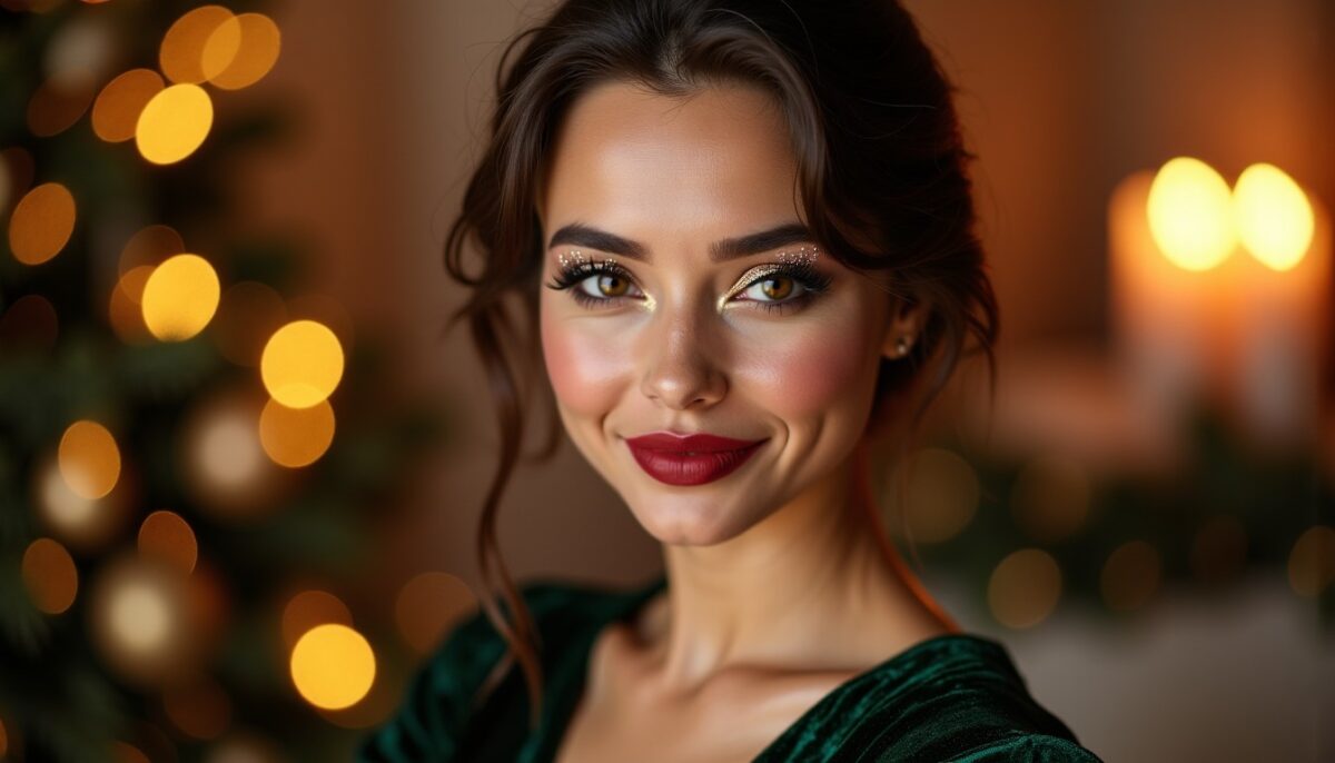 Éclat et glamour : les tendances maquillage incontournables pour sublimez vos fêtes de Noël