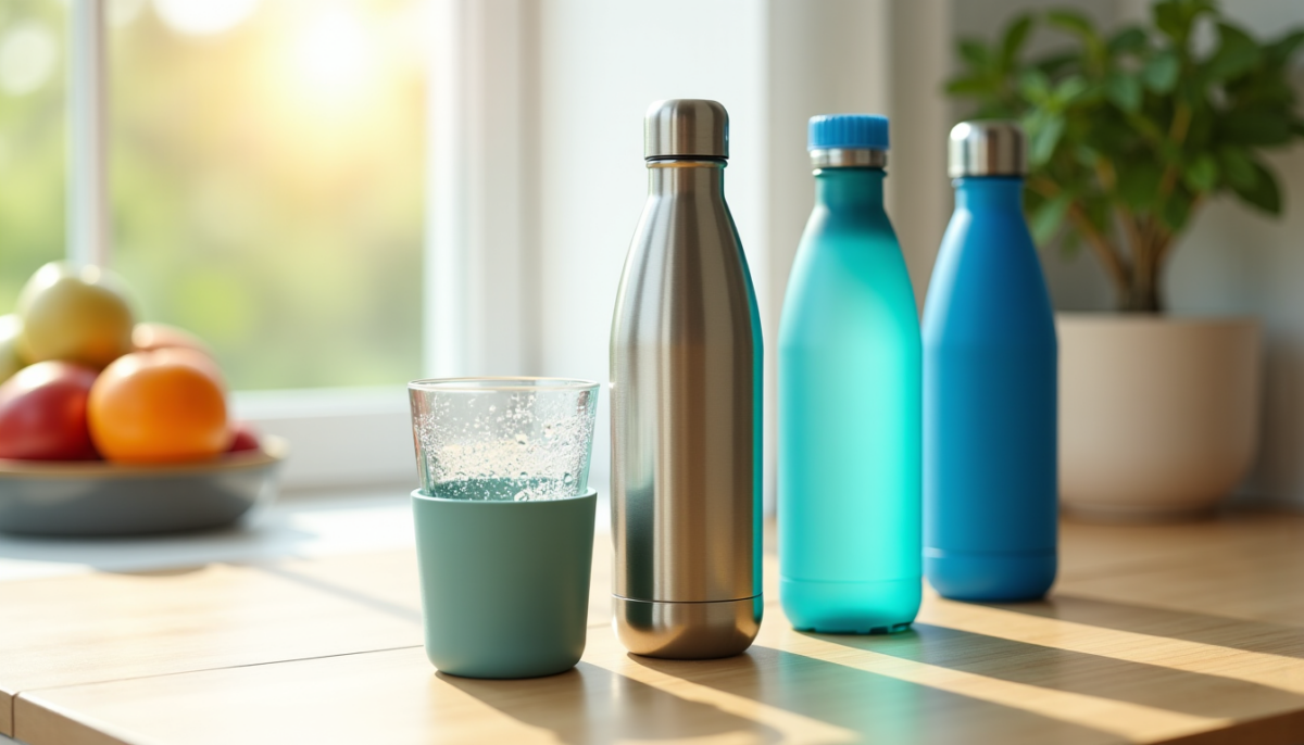 Première gourde réutilisable : capacité, matériau et budget pour débuter